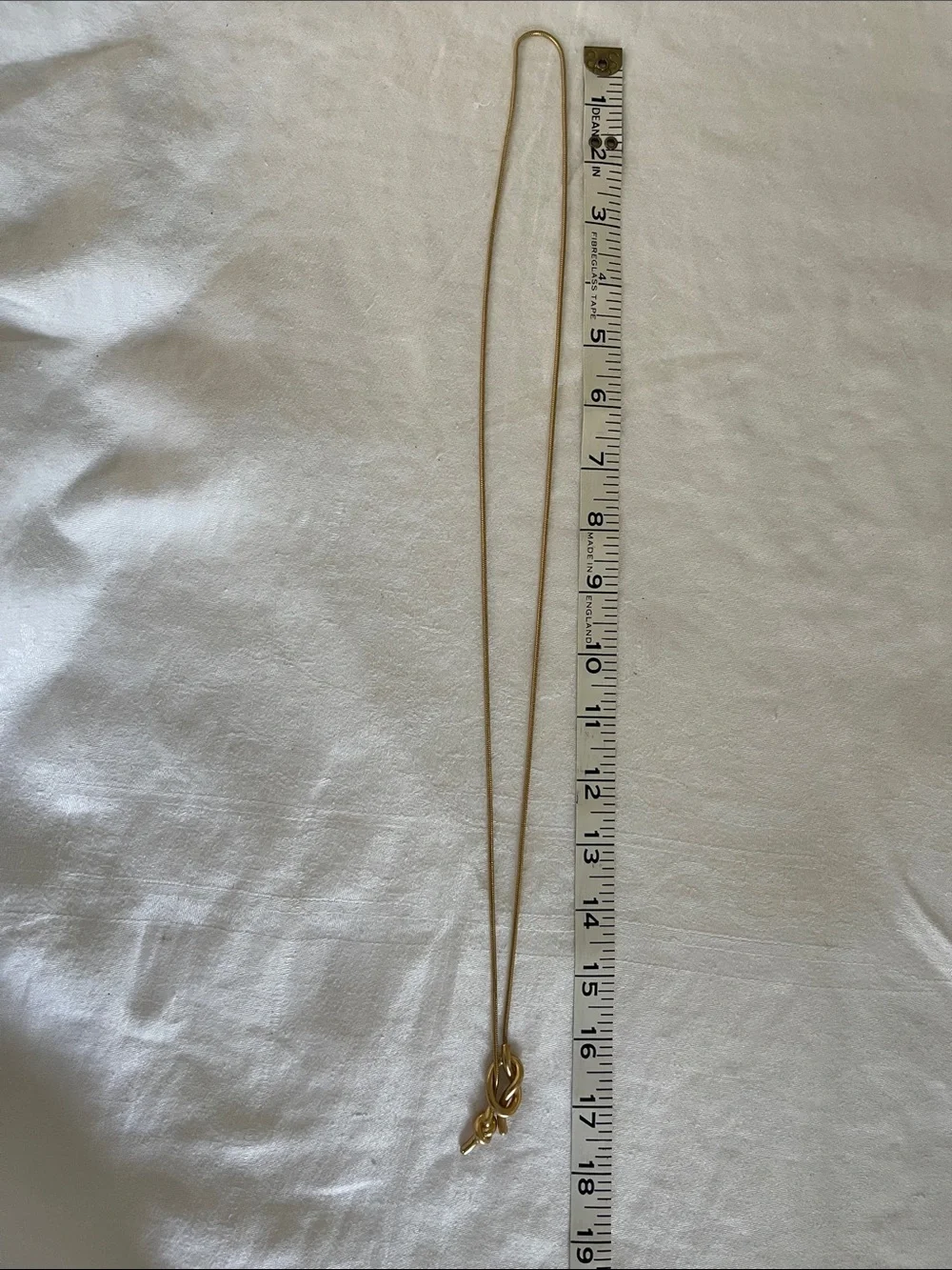 Madewell Gold Knot Lariat Necklace - Picture 5 of 5